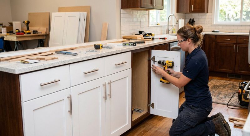 Cabinet Restyling in Carmel, IN