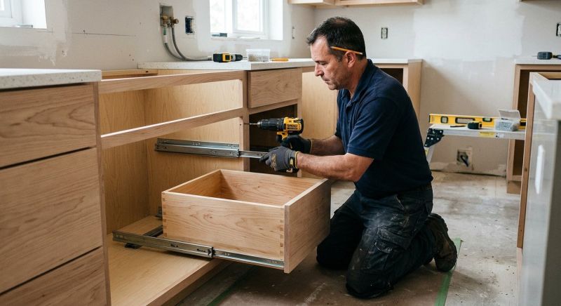 Kitchen Drawer Installation in Dayton, OH
