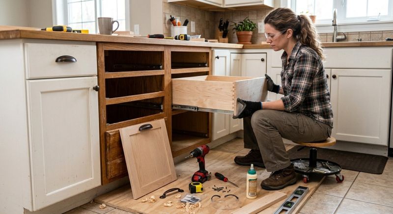 Pine Cabinets Installation in Muncie, IN